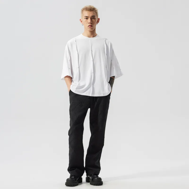 XINYINSU SS24 Casual Pants Unisex Black-5