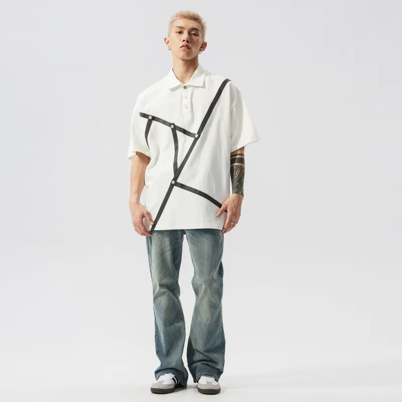 XINYINSU 24SS Polo Shirt Unisex White-6