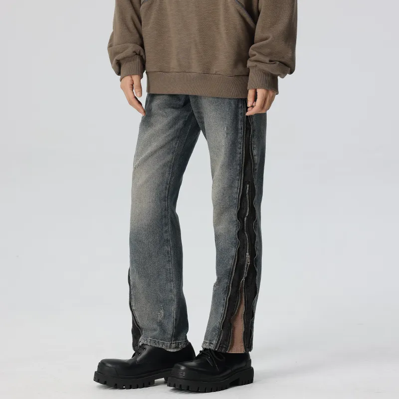 XINYINSU Jeans Unisex-9