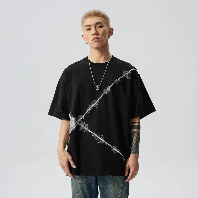 XINYINSU T Shirt Unisex Couple's Black-2