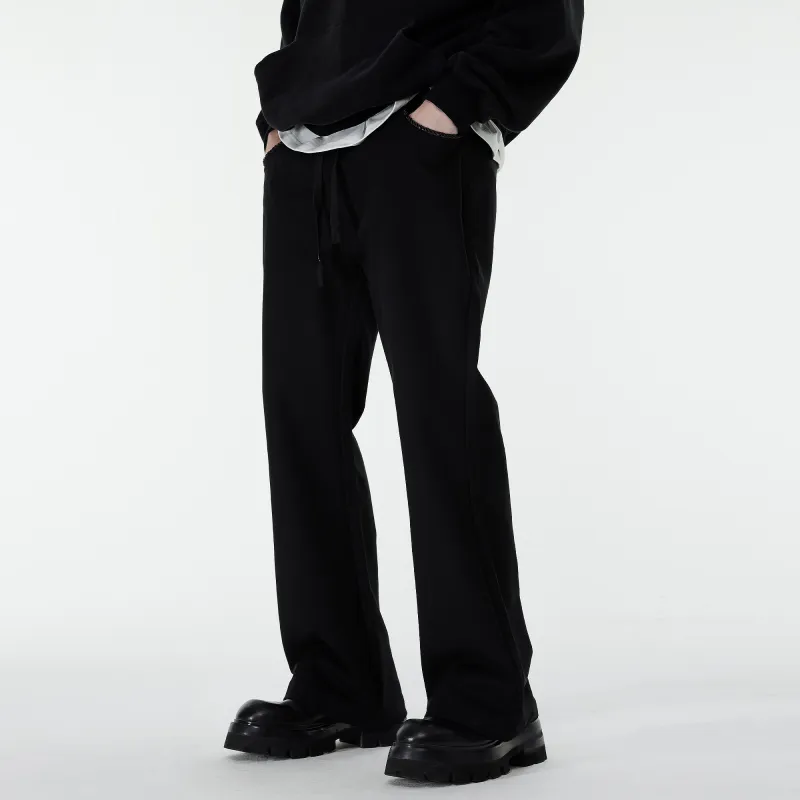 XINYINSU 24FW Casual Pants Unisex Black-3