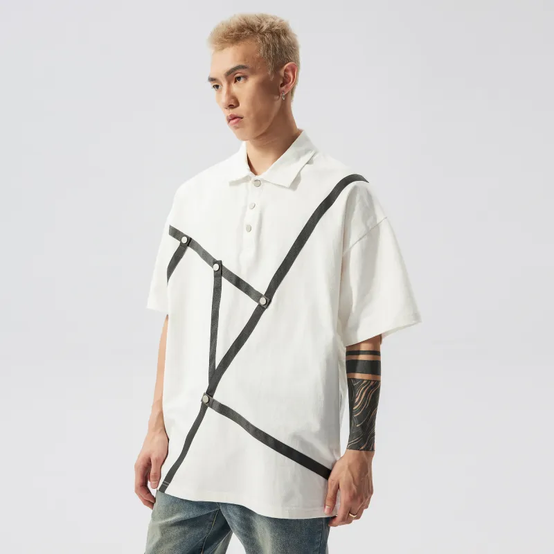 XINYINSU 24SS Polo Shirt Unisex White-3