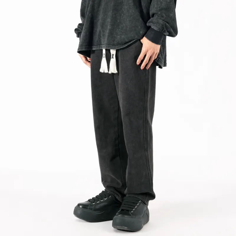 XINYINSU Jeans Unisex Black Gray Color-4
