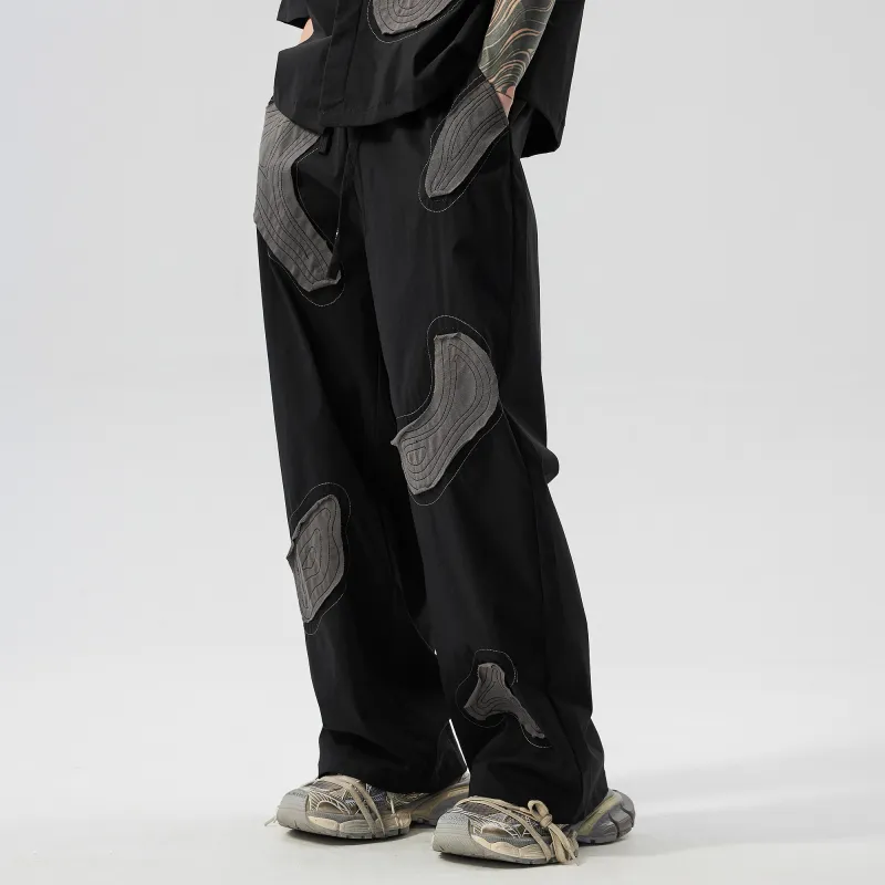 XINYINSU 24SS Casual Pants Unisex Black-3