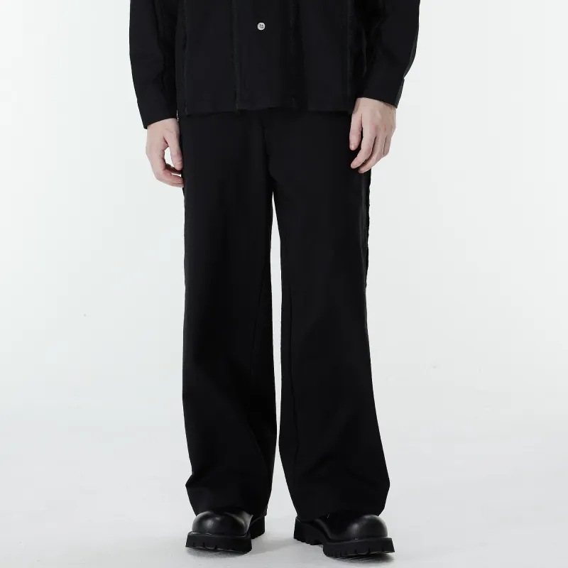 XINYINSU 24FW Casual Pants Unisex Black-2