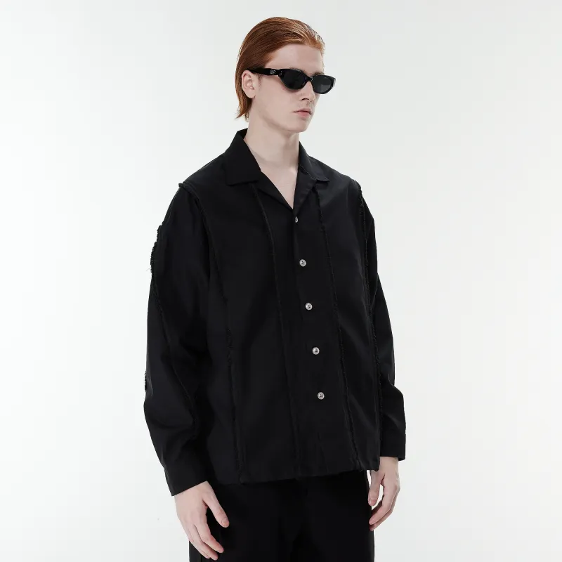 XINYINSU 24FW Shirt Unisex Black-3