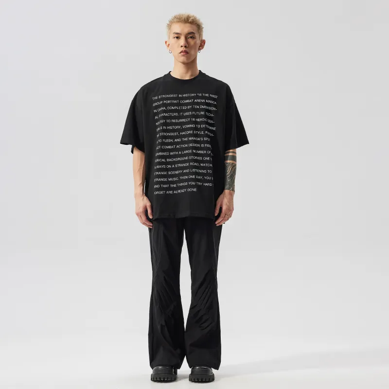 XINYINSU Casual Pants Unisex Black-6