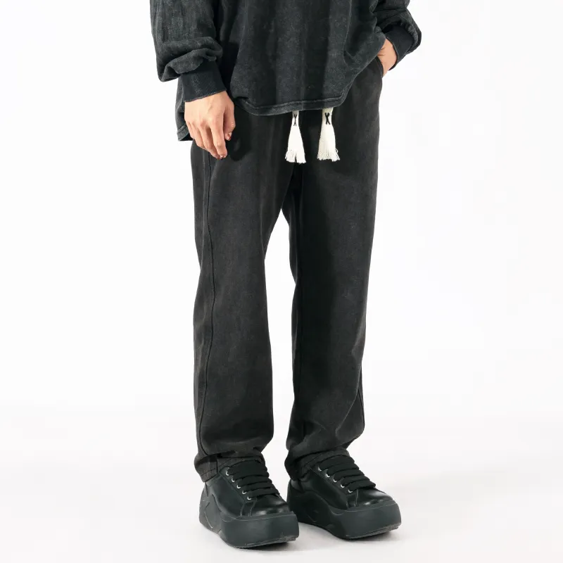 XINYINSU Jeans Unisex Black Gray Color-3