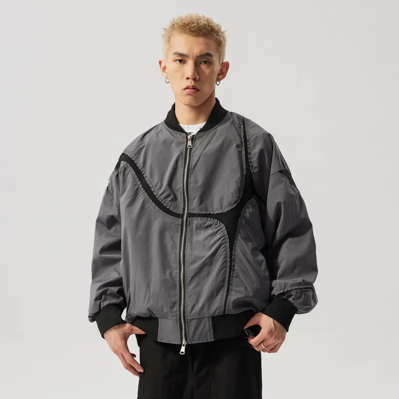 XINYINSU Jackets Coats Unisex Gray-3