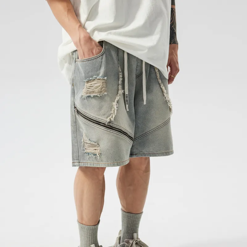 XINYINSU SS24 Denim Shorts Unisex-5