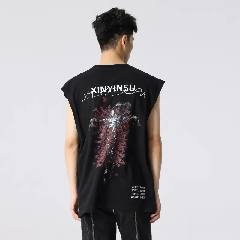 XINYINSU X SHISHANGZUIQIANG Tank Tops Unisex-10