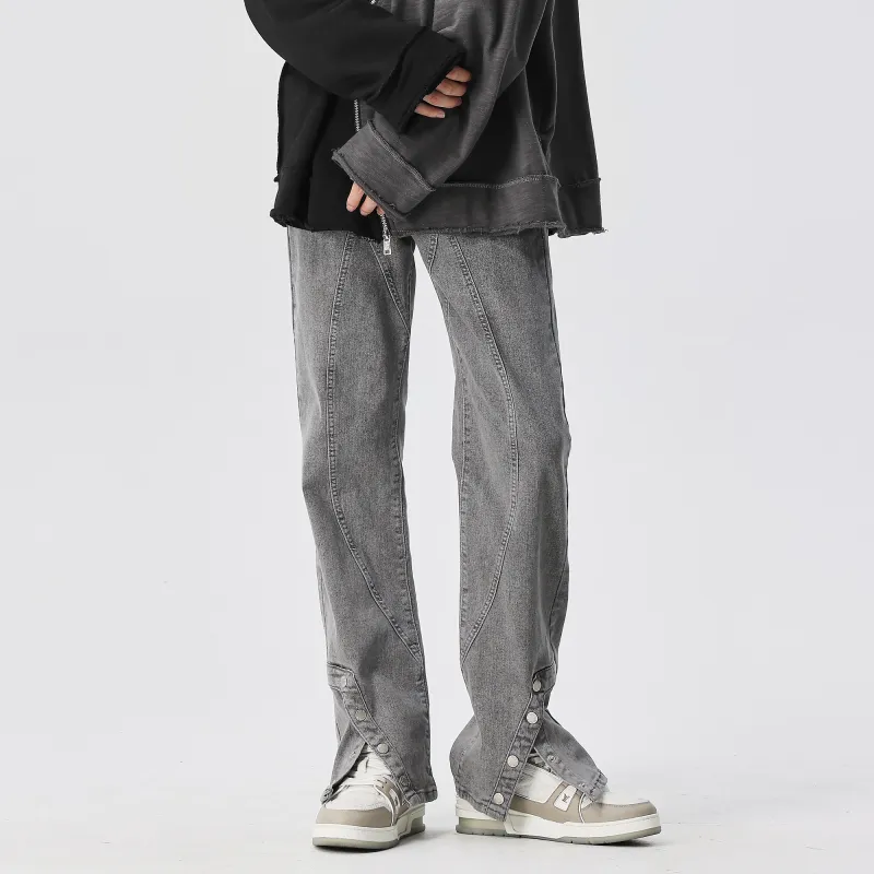XINYINSU Jeans Unisex-11