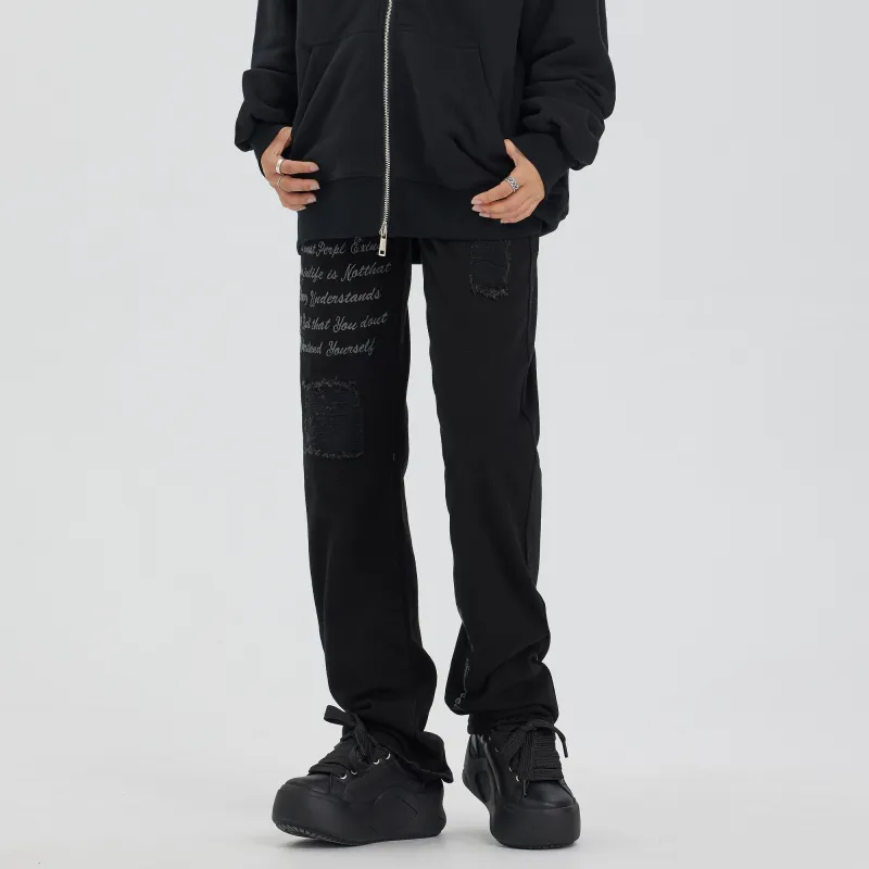 XINYINSU Jeans Unisex Yellow Mud-13