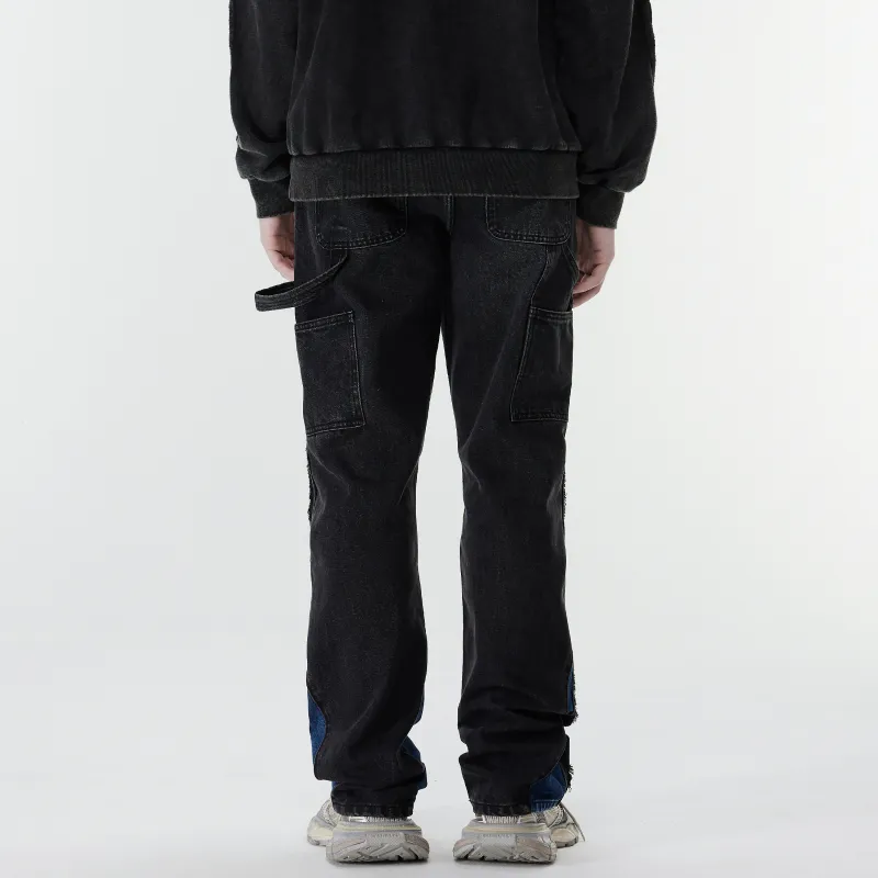 XINYINSU 24FW Jeans Unisex Black-5