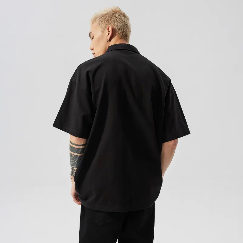 XINYINSU Polo Shirt Unisex Black-4