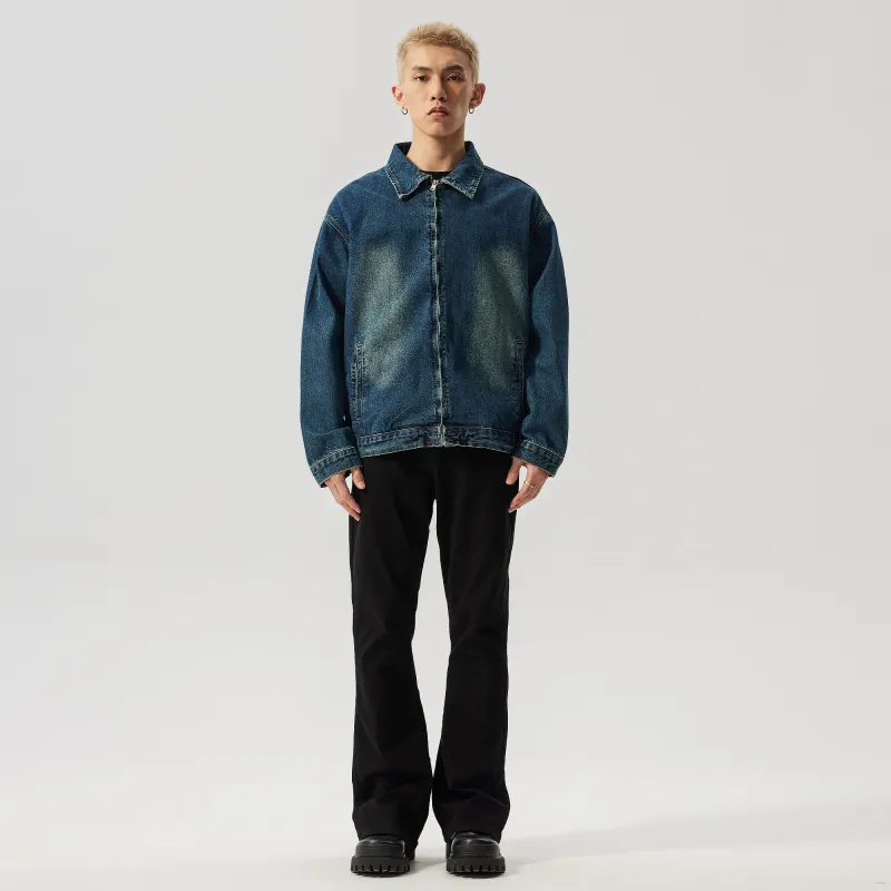 XINYINSU Denim Jacket Unisex Black-11