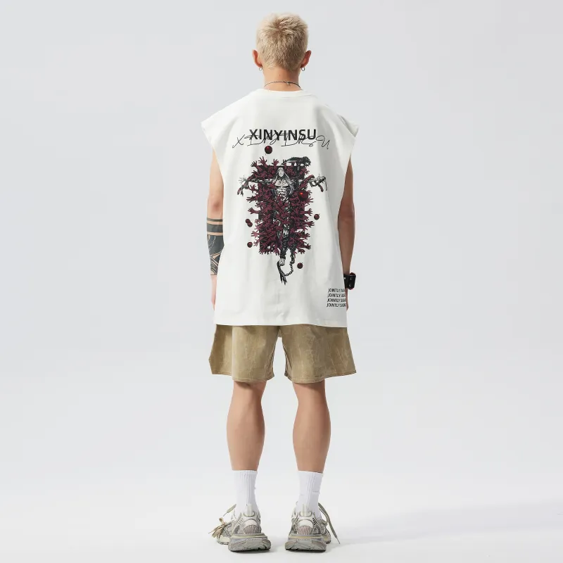XINYINSU X SHISHANGZUIQIANG Tank Tops Unisex-5