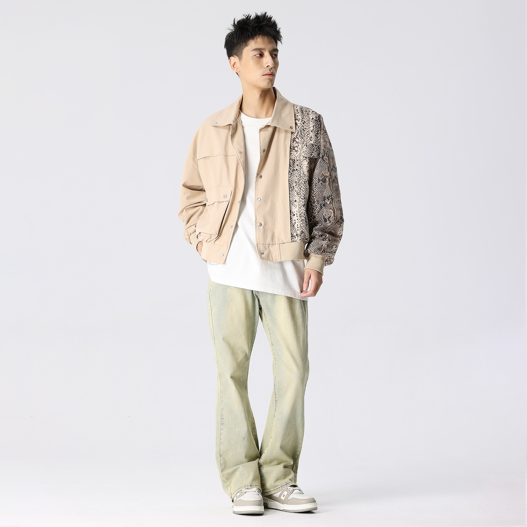 XINYINSU Jeans Unisex Black S - POIZON