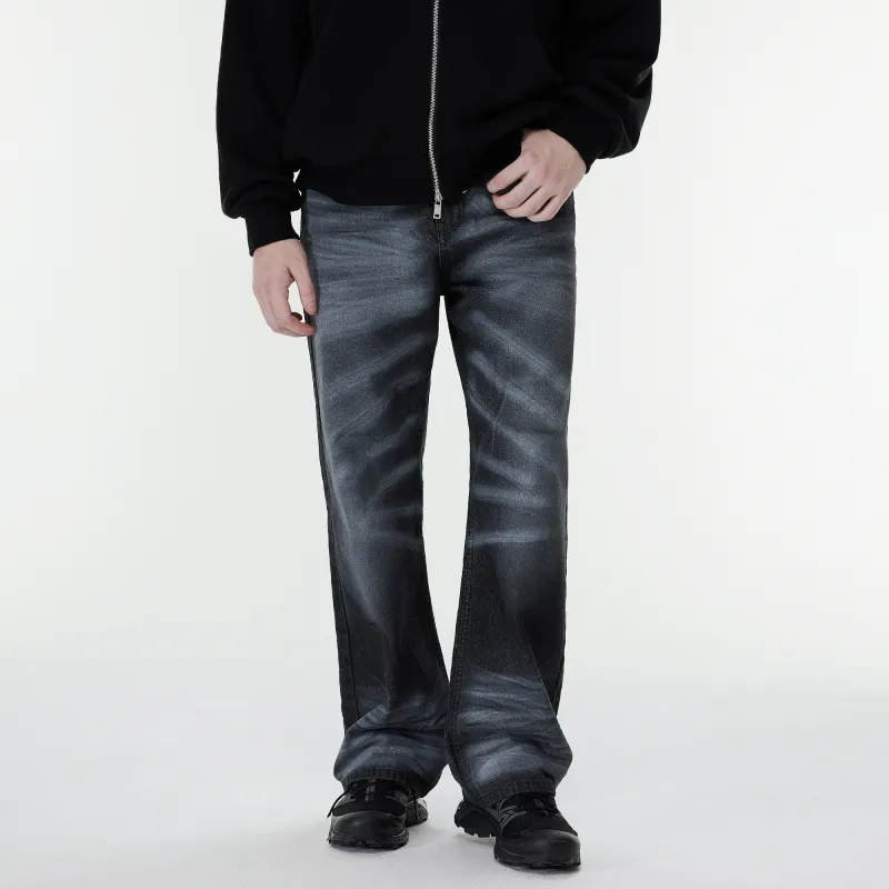 XINYINSU 24FW Jeans Unisex Black-2
