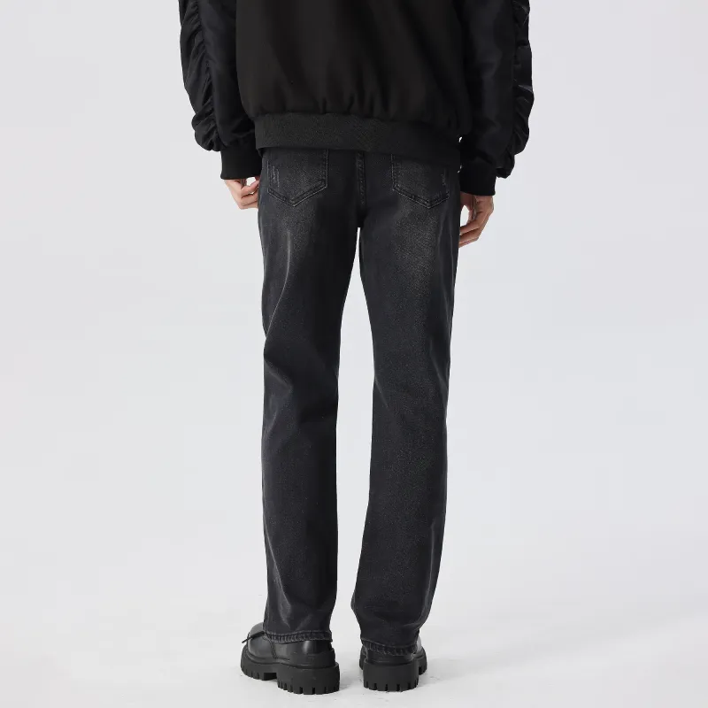 XINYINSU Jeans Unisex Black-4