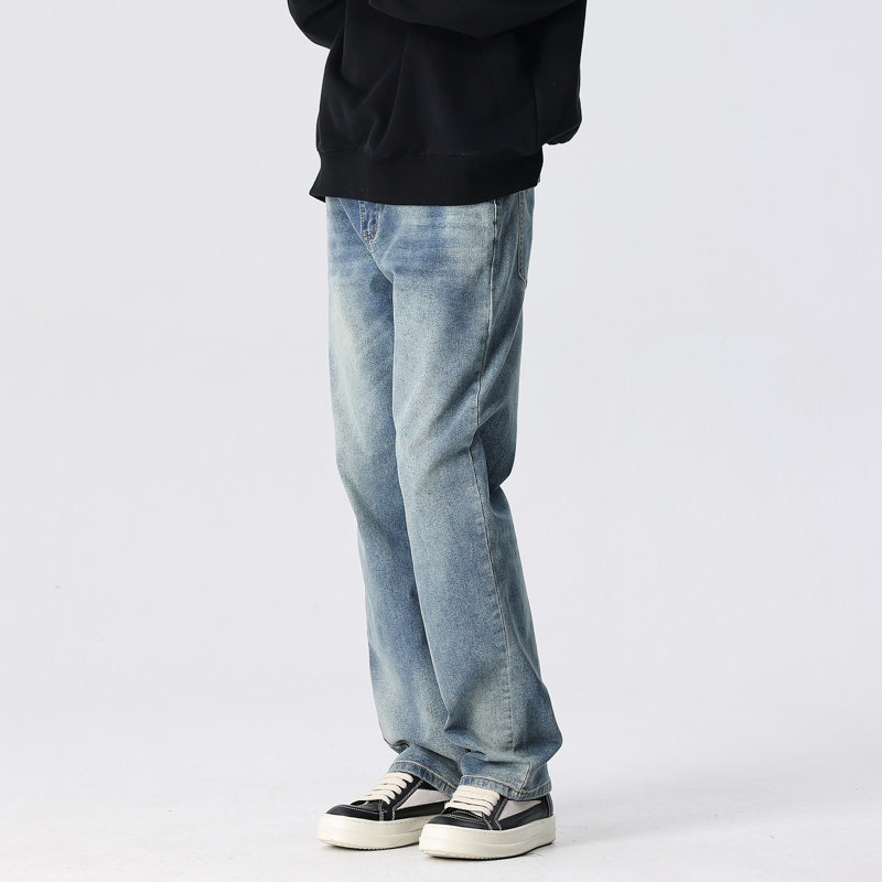 XINYINSU Jeans Unisex Blue XL - POIZON