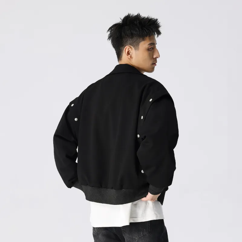 XINYINSU Jackets Coats Unisex Black-4