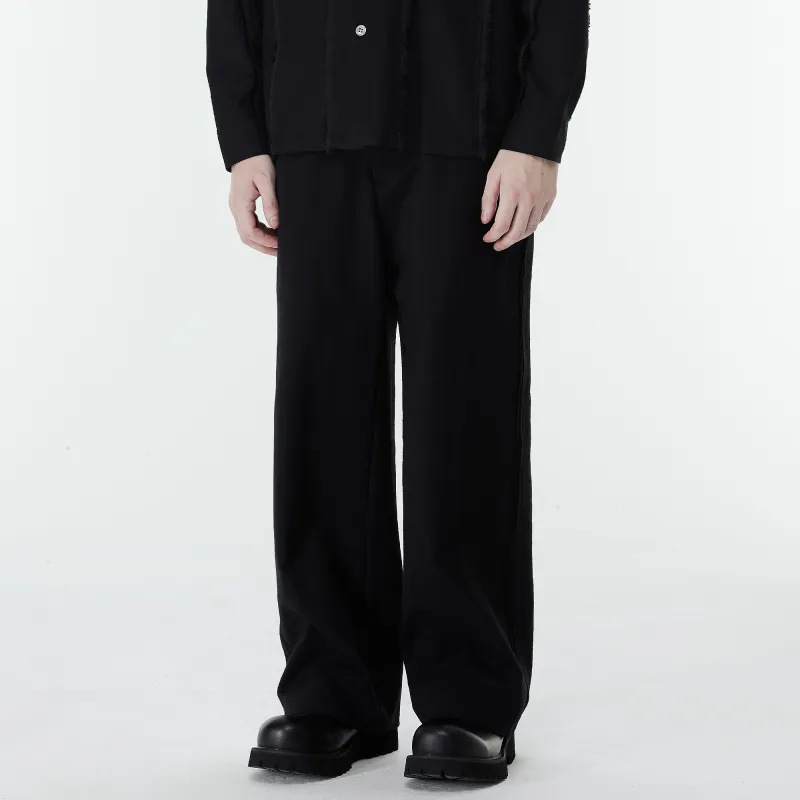 XINYINSU 24FW Casual Pants Unisex Black-3