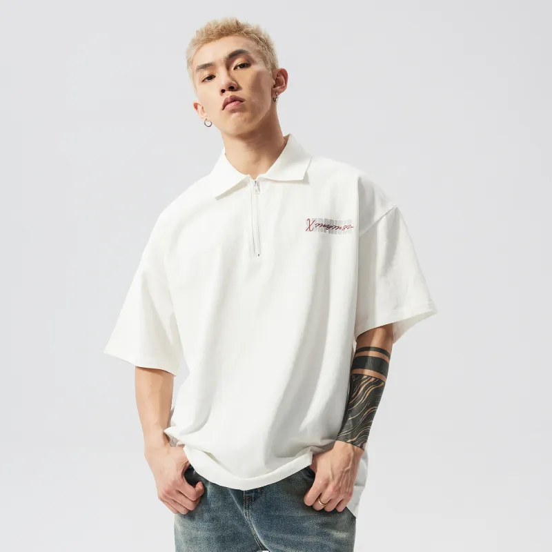 XINYINSU 24SS Polo Shirt Unisex White-2
