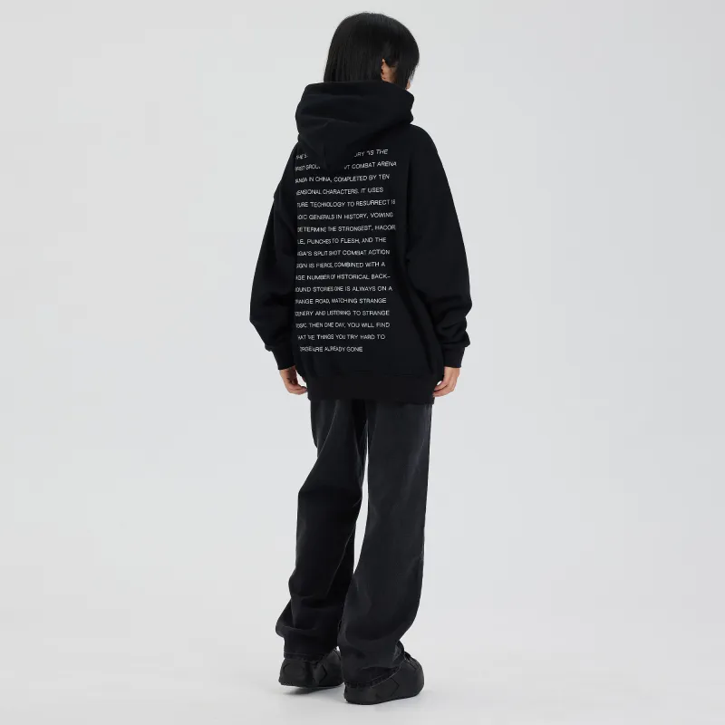 XINYINSU American Hoodie Unisex Black-3