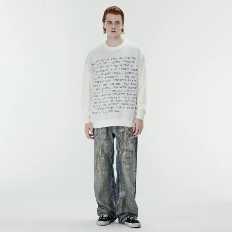 XINYINSU 24FW Sweater Unisex Black-10