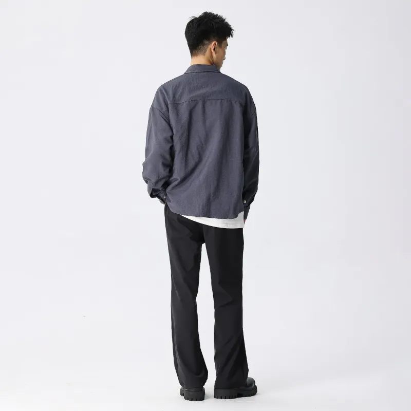 XINYINSU Casual Pants Unisex Black-6