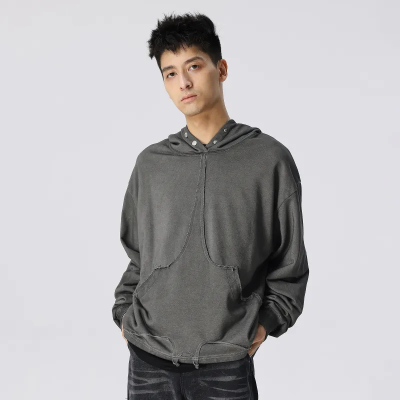 XINYINSU Sweatshirt Unisex Gray-3