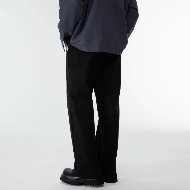 XINYINSU 24FW Casual Pants Unisex Black-4