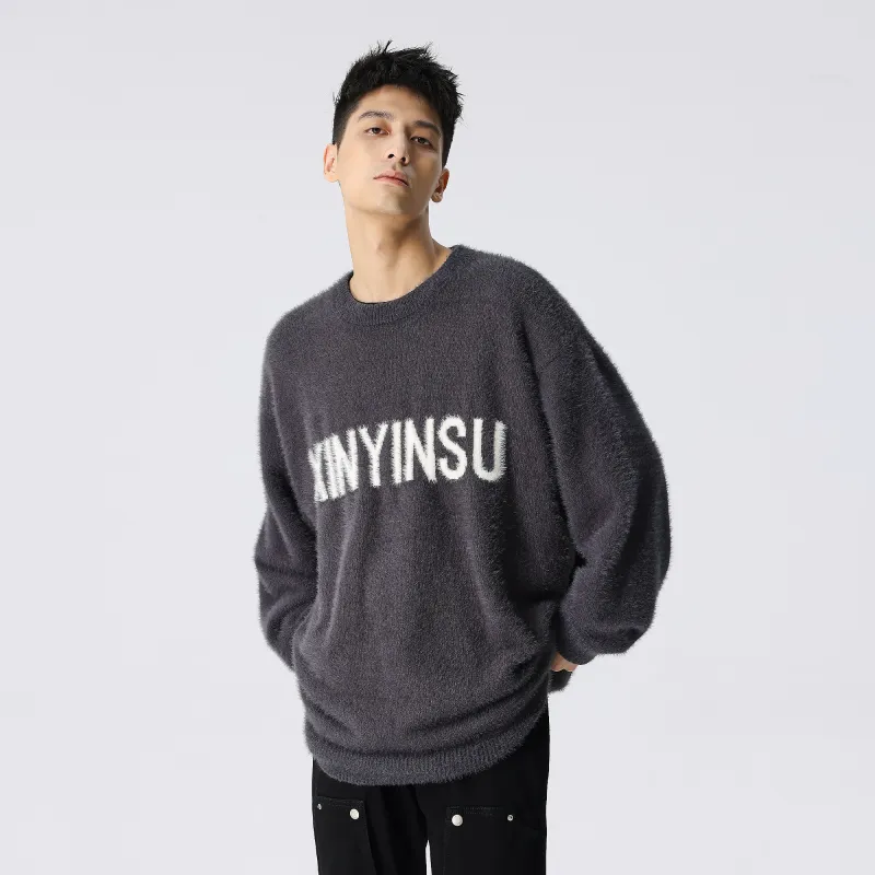 XINYINSU Sweaters Unisex Gray-6
