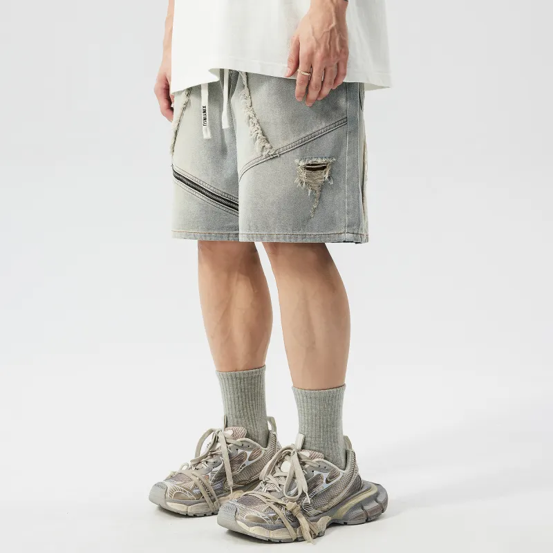 XINYINSU SS24 Denim Shorts Unisex-3