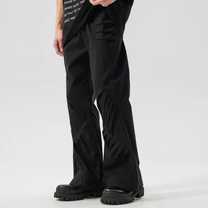 XINYINSU Casual Pants Unisex Black-3