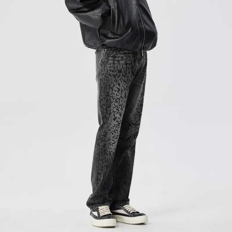 XINYINSU Jeans Unisex Black-3