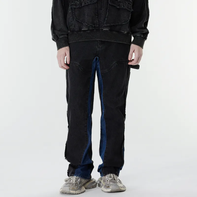 XINYINSU 24FW Jeans Unisex Black-4