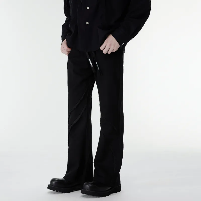 XINYINSU 24FW Casual Pants Unisex Black-4