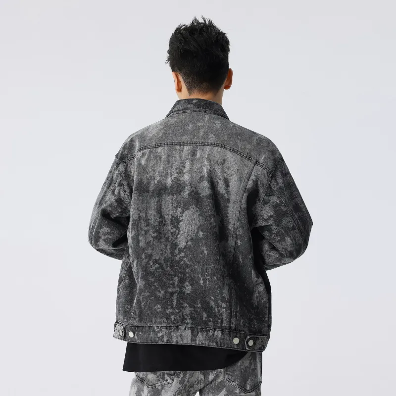XINYINSU Denim Jacket Unisex Gray-4