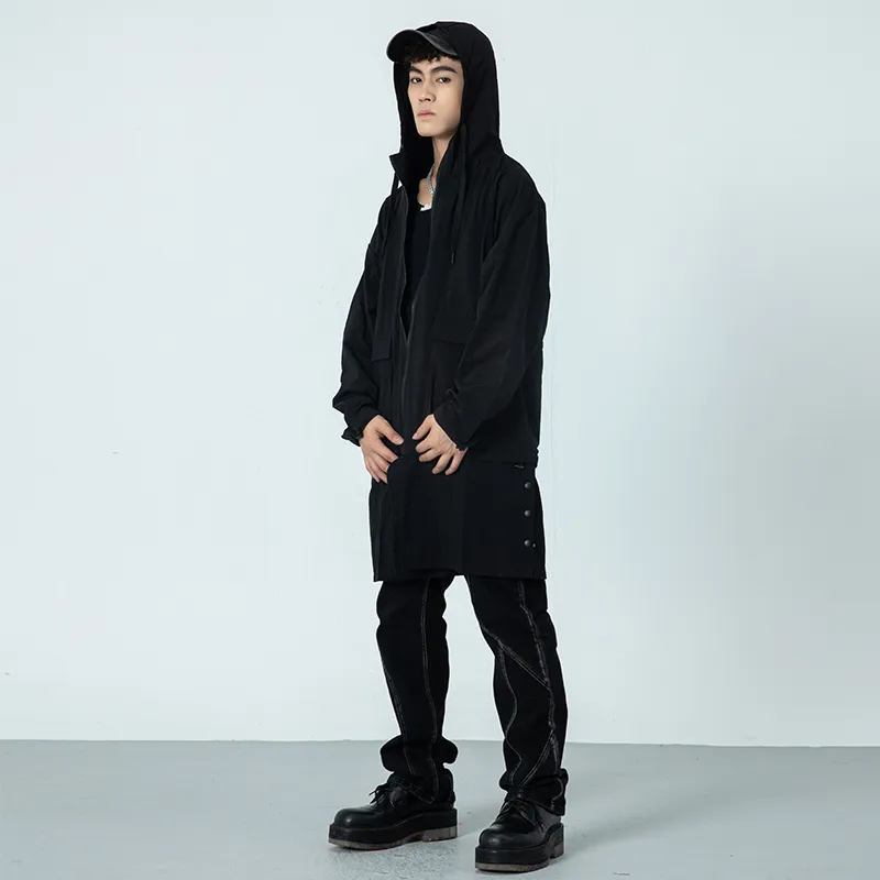 XINYINSU Trench Coats Unisex-5