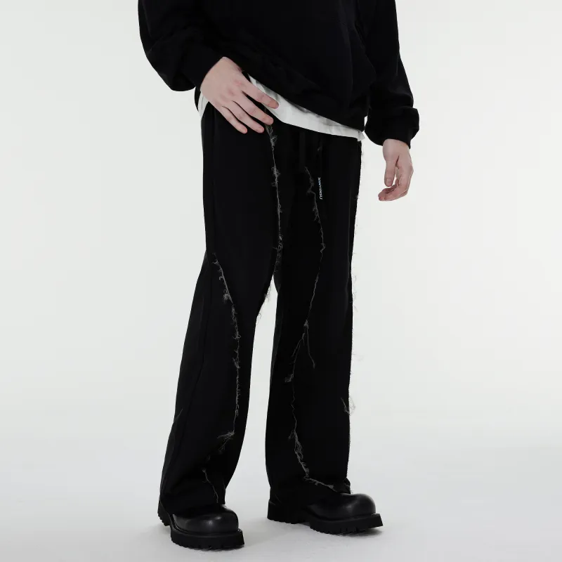 XINYINSU 24FW Casual Pants Unisex Black-2