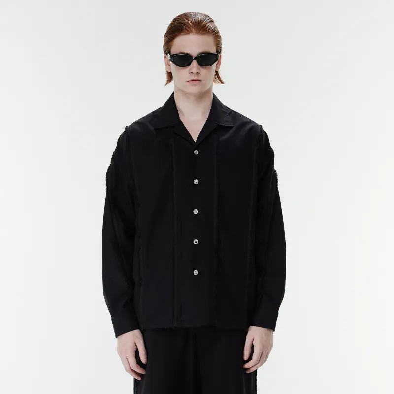 XINYINSU 24FW Shirt Unisex Black-2