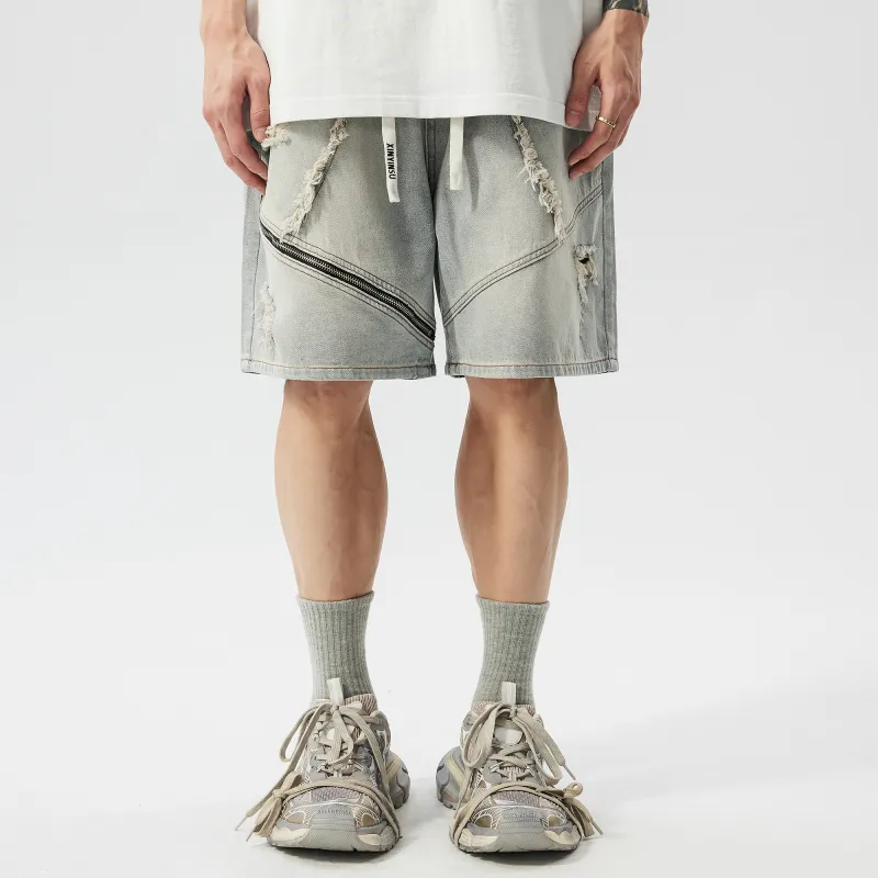 XINYINSU SS24 Denim Shorts Unisex-2