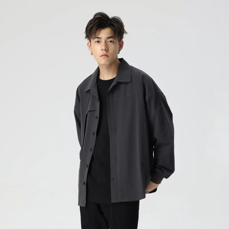 XINYINSU Shirts Unisex Gray-2
