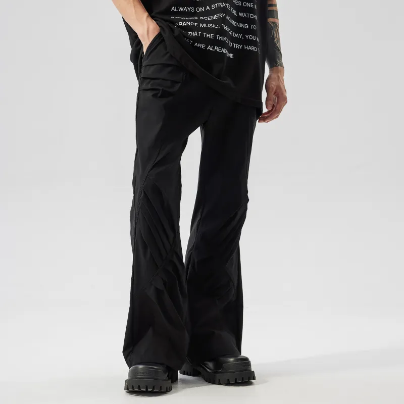 XINYINSU Casual Pants Unisex Black-4