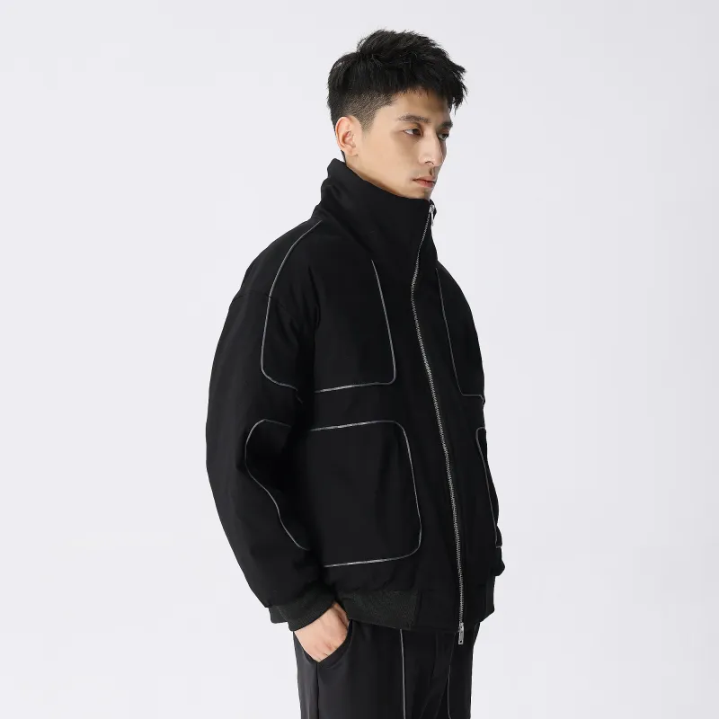 XINYINSU Puffer Jackets Unisex Black-5
