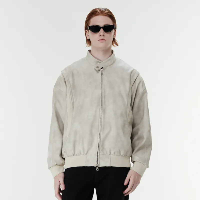 XINYINSU Jackets & Coats Unisex Light Gray-6