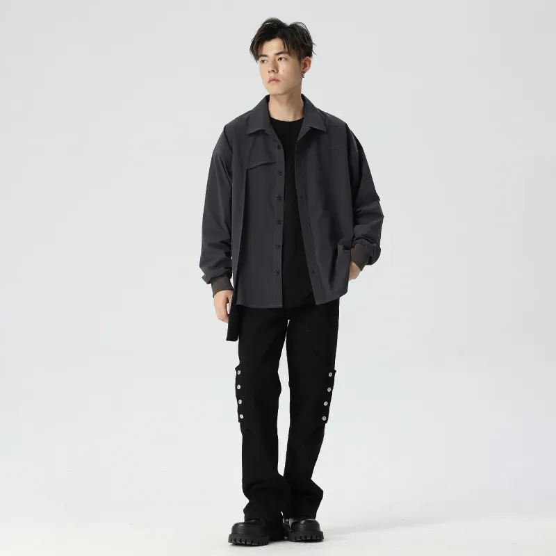 XINYINSU Shirts Unisex Gray-7