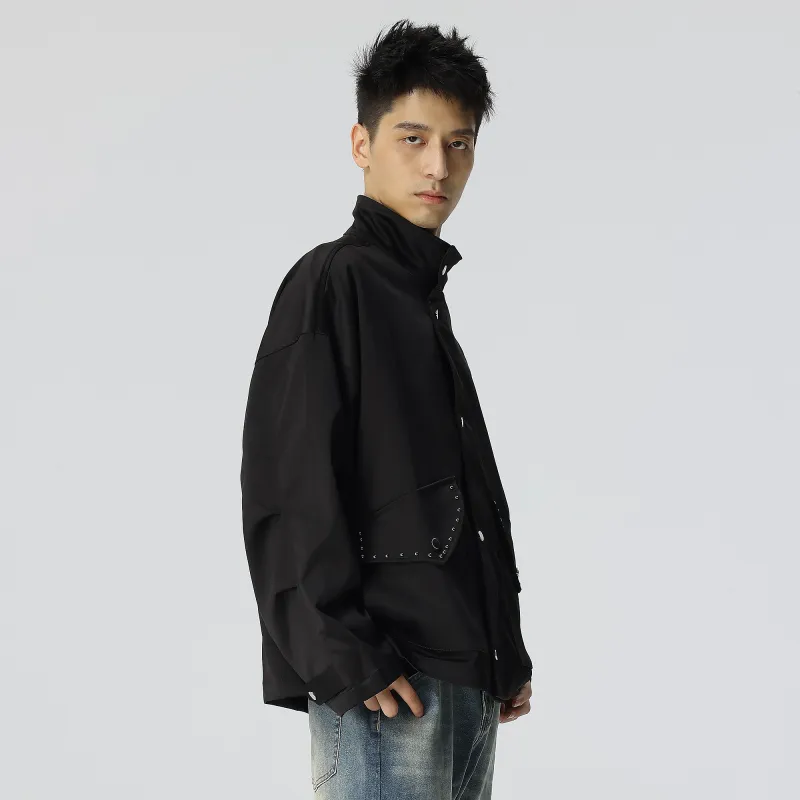 XINYINSU Jackets Unisex Black-3